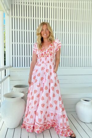 jaase romi desert wildflowers dress cover