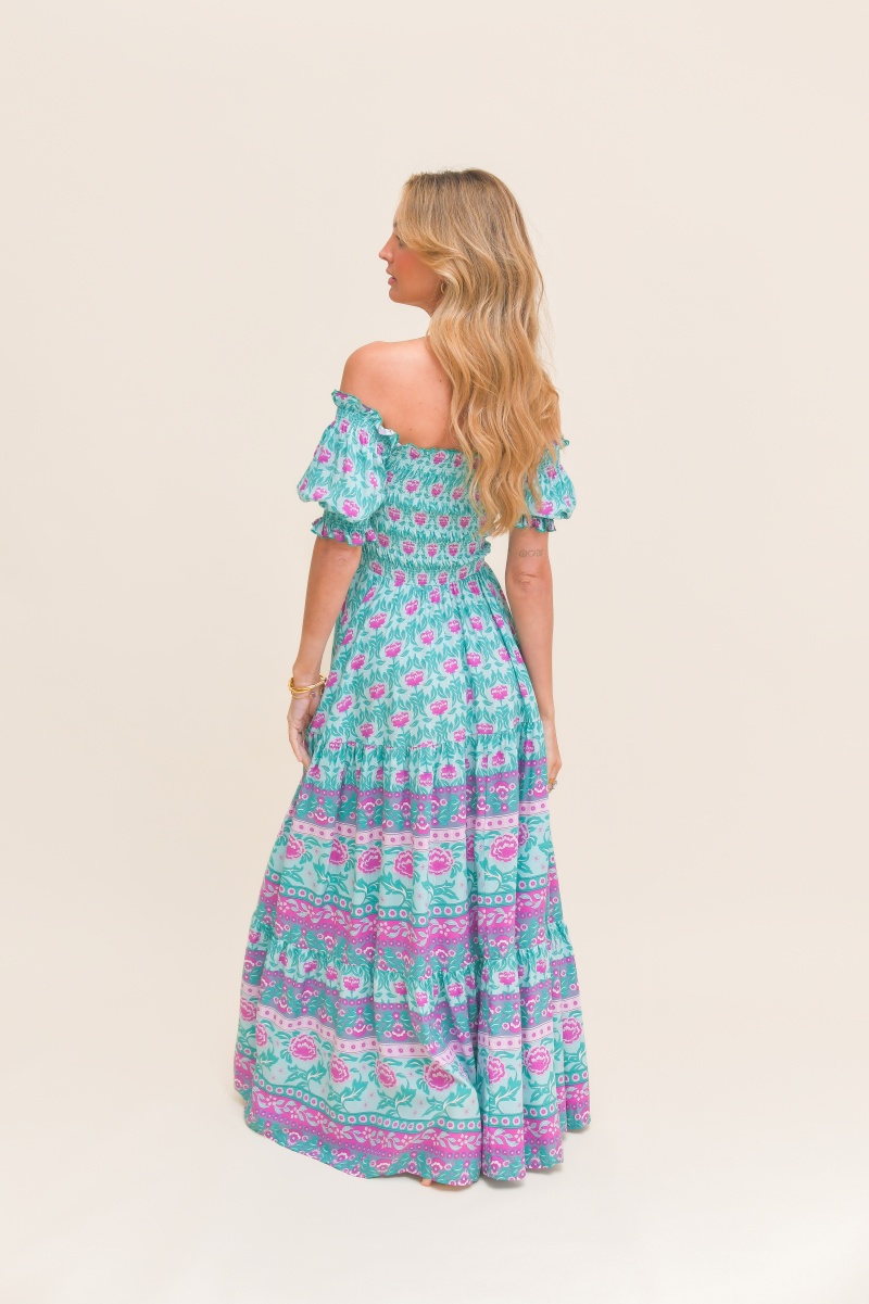 Vestido Jaase Claudette Boreal espalda