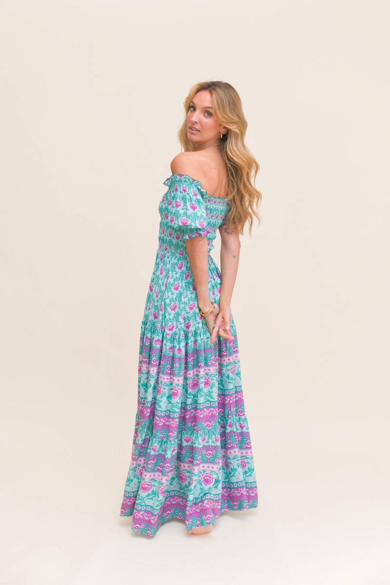 Vestido Jaase Claudette Boreal Perfil